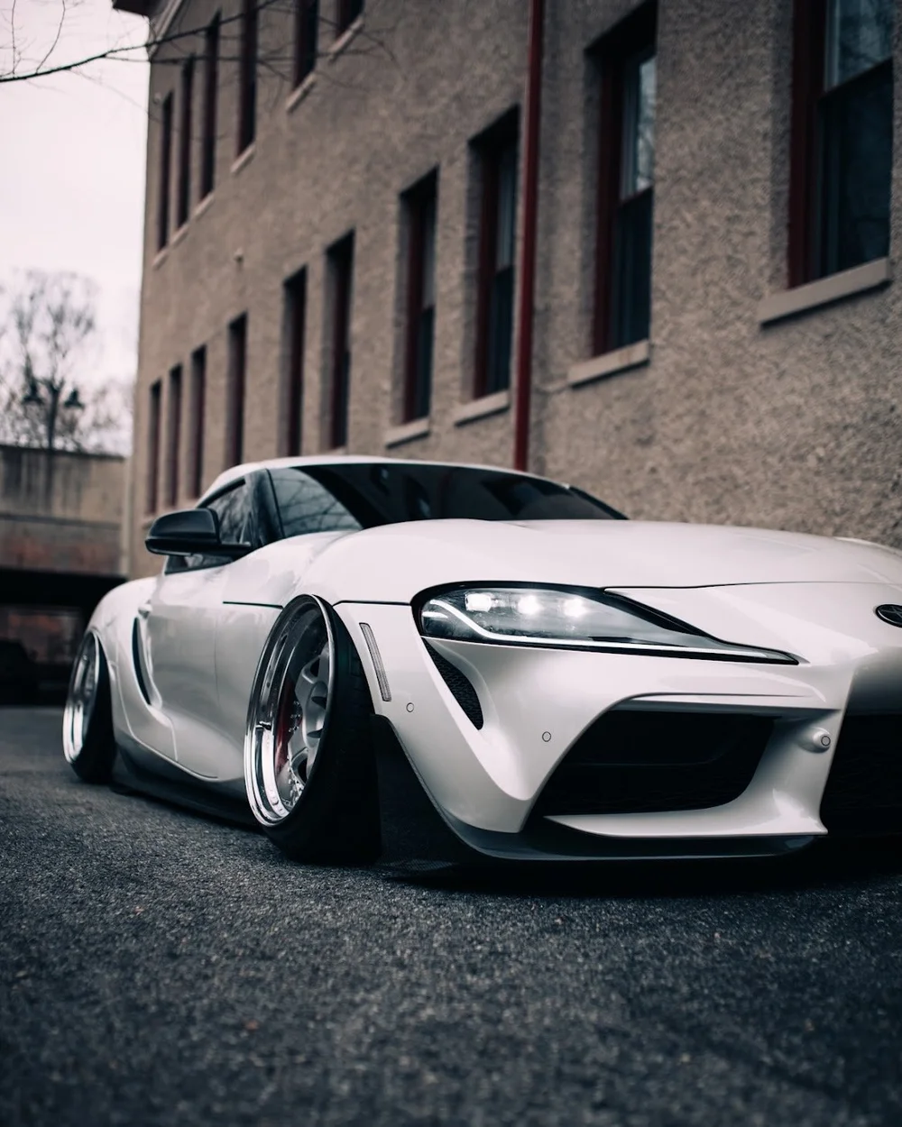 Toyota GR Supra front three-quarter